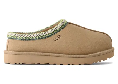 Pre-owned Ugg Tasman Slipper (women's) Sneakers In Mustard Seed/vibrant Green