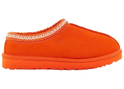 Pre-owned Ugg Tasman Slipper (women's) Sneakers In Orange Soda