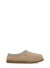 Ugg Tasman Suede Flat Mules In Neutral