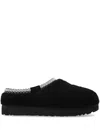 Ugg Tasman Stitch-detail Slippers In Black