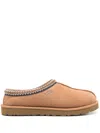 Ugg Men S Shaggy Suede Tasman Clogs Dark Apricot In Brown