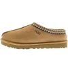 Ugg Tasman Slipper-mule In Leather Color Suede In Brown
