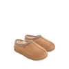 Ugg Tasman Pantofola Cuoio Con Ricamo In Brown