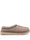 Ugg Tasman Shaggy Suede Shoe In Smoke Plum