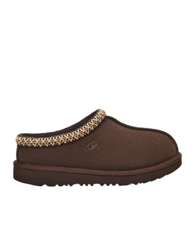 Ugg Tasman Stitching-detail Slippers In Brown
