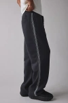 Ugg Tasman Straight Leg Sweatpant In Tar, Men's At Urban Outfitters In Black