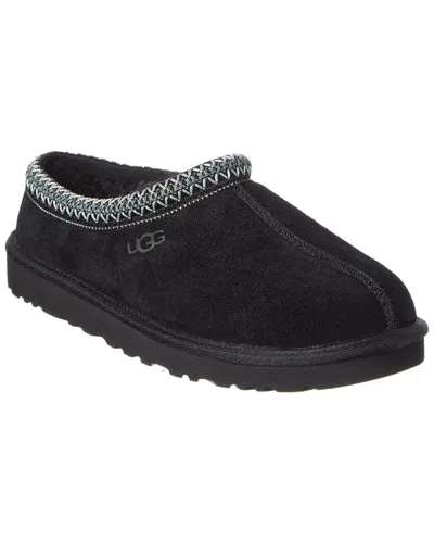 Ugg Tasman Suede Slipper In Black