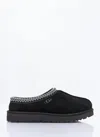 Ugg Tasman Stitch-detail Slippers In Black