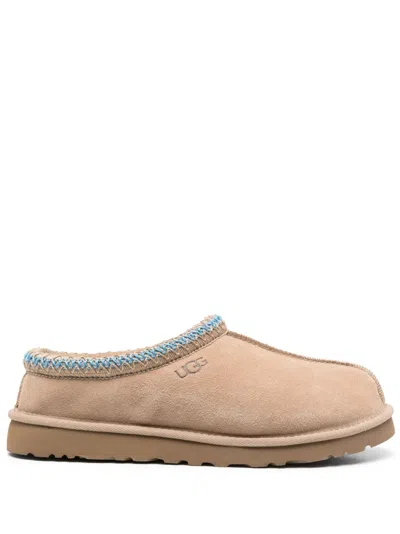 Ugg Mens Mens Tasman Suede Slippers Santorini In Neutral