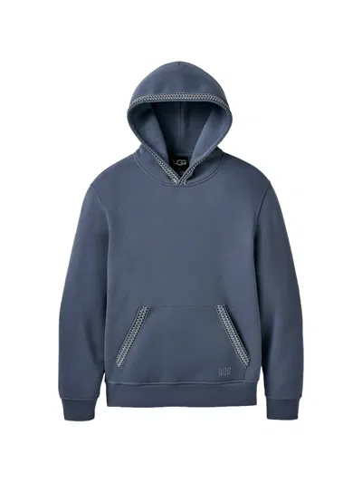 Ugg Tasman Trimmed Hoodie In Blue