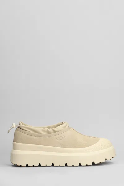 UGG TASMAN WEATHER HYBRI SNEAKERS IN BEIGE SUEDE