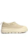 Ugg Slip-on Tasman Weather Hybrid In Pelle Scamosciata E Gomma Sabbia Uomo In Neutrals