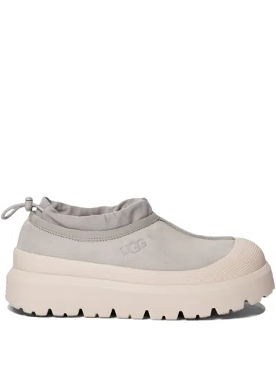 Ugg Tasman Weather Hybri Suede Sneakers In Gray