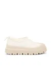 Ugg Chunky Sole Ankle Boots In Birch & White Pepper