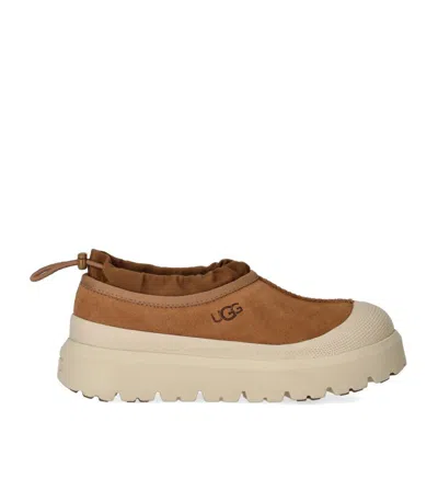 Ugg Tasman Weather Hybrid Chestnut Whitecap Slipper In Neutral