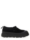 Ugg Tasman Weather Suede Mules In Black