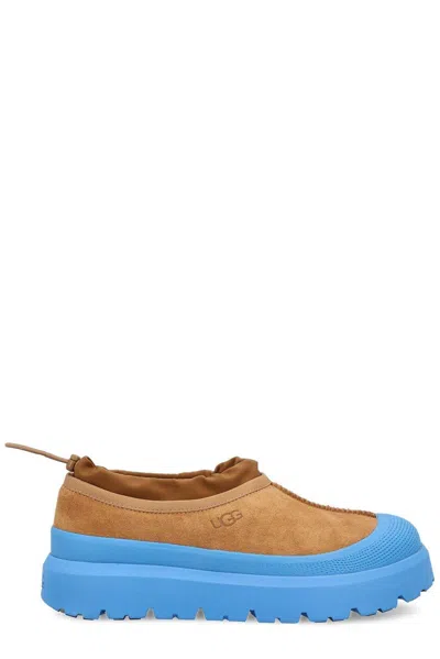 Ugg Tasman Weather Hybrid Galosh Loafers In Chestnut/blue