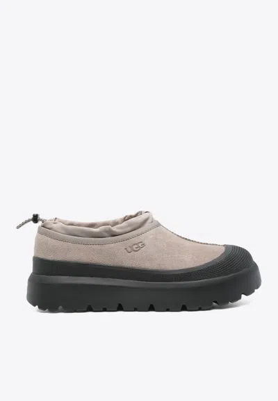Ugg Tasman Weather Hybrid Slip-on Sneakers In Gray