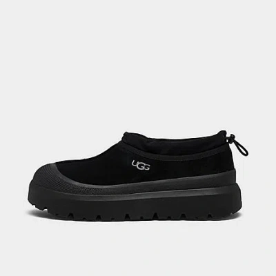 Ugg Tasman Weather Hybrid Slippers In Black/black