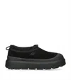 Ugg Tasman Weather Suede Mules In Black