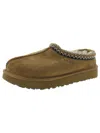 Ugg Tasman Womens Suede Wool Mule Slippers In Pink