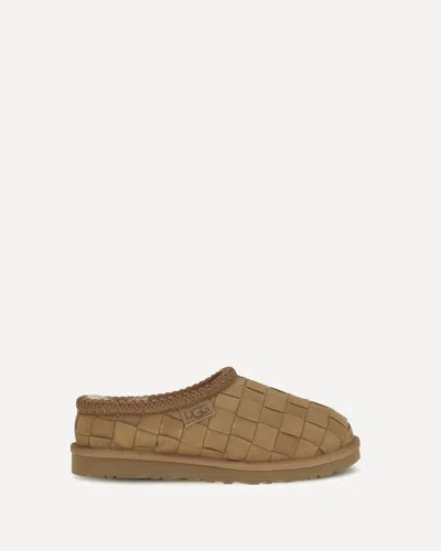 Ugg Tasman Woven Mules In Brown
