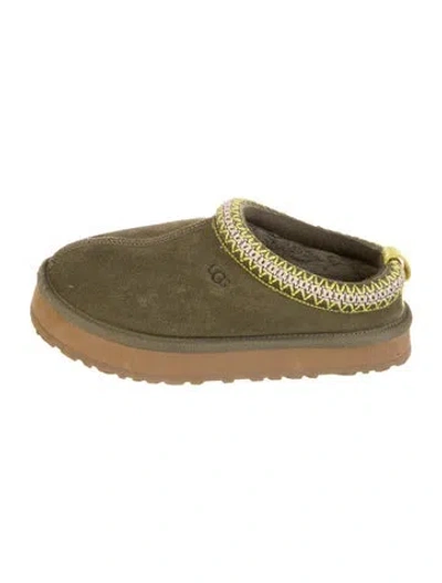 Pre-owned Ugg Babies'  Tazman Slipper In Green