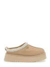 Ugg Tazz Platform Mules Knit Collar In Beige