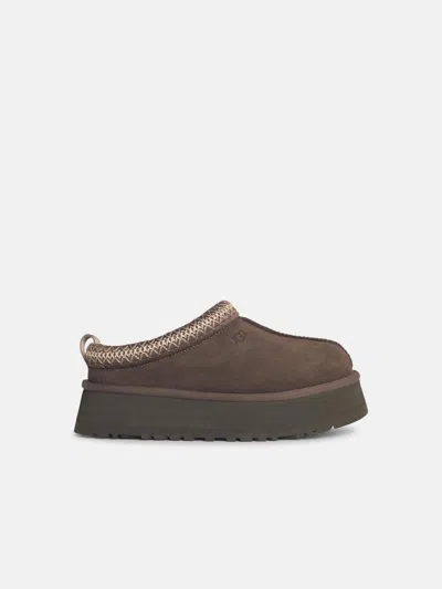 Ugg 'tazz' Brown Suede Slippers