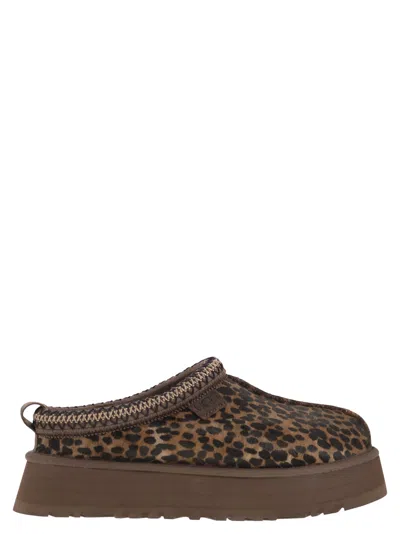 Ugg Tazz Caspian Suede Slippers In Brown