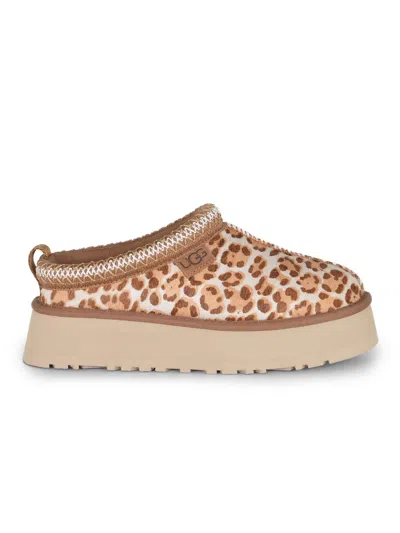 Ugg Tazz Plains Slippers Felicity Leopard Jasmine In Multi