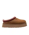 Ugg Tazz Womens Embroidered Slip On Slide Slippers In Brown