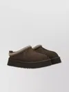 UGG "TAZZ" EMBROIDERED TRIM FLAT SOLE SLIPPERS