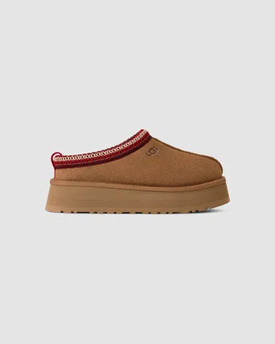 Ugg Tazz Ii 1174471-che Slipper 6 Chestnut Suede Round Toe Slip-on Rhs8109 In Brown