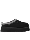 Ugg Tazz Logo Embossed Platform Slippers In Black