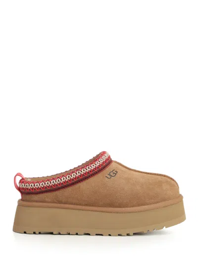 Ugg Tazz Ii Suede Flatform Mules In Multi