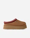Ugg Tazz Womens Embroidered Slip On Slide Slippers In Brown