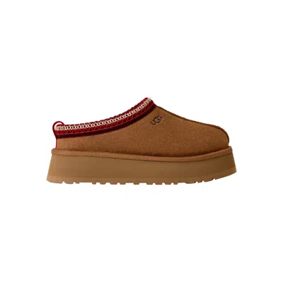 Ugg Platform Slip-on Shoes With Decorative Braided Trim In Brown