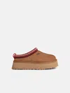 Ugg 'tazz Ii' Chestnut Suede Slippers In Sand