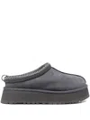 Ugg Tazz Ii Braided Platform Mules In Gray