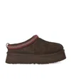 Ugg Tazz Ii Embroidered Shearling Slippers In Brown