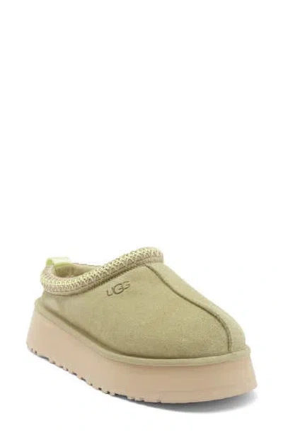 Ugg ® Tazz Ii Genuine Shearling Lined Platform Slipper In Muted Brass