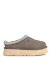 Ugg Tazz Ii Grey Suede Slippers In Gray