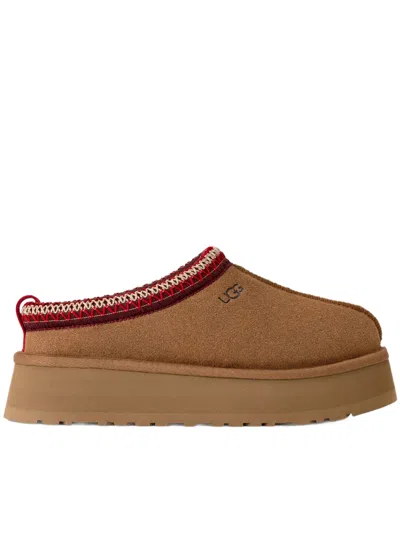 Ugg Beige Tazz Ii Slides In Brown