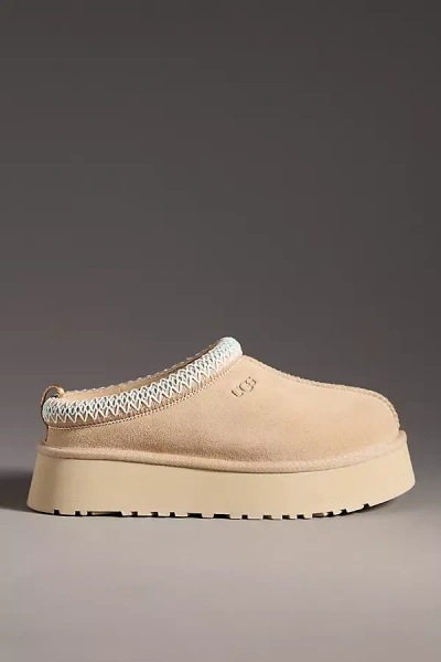 Ugg Tazz Ii Platform Slippers In Beige