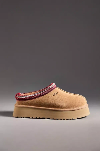 Ugg Tazz Ii Platform Slippers In Beige