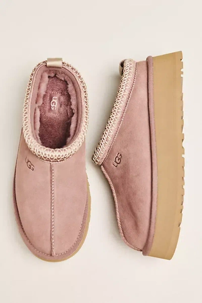 Ugg Tazz Ii Platform Slippers In Beige