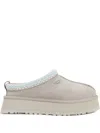 Ugg Tazz Ii Platform Suede Slippers In Gray