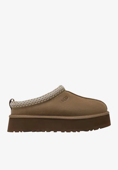 Ugg Tazz Ii Shearling Slippers In Brown