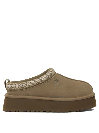 Ugg Tazz Ii Suede Platform Slippers In Brown